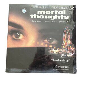 Mortal Thoughts Mystery Thriller Laserdisc 1991 R Demi Moore Glenne Headly Bruce
